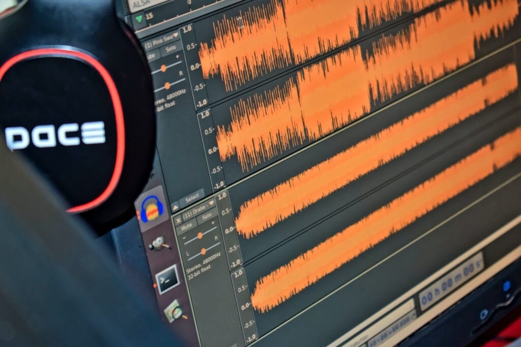 digital audio workstation (DAW) for professional voice acting
