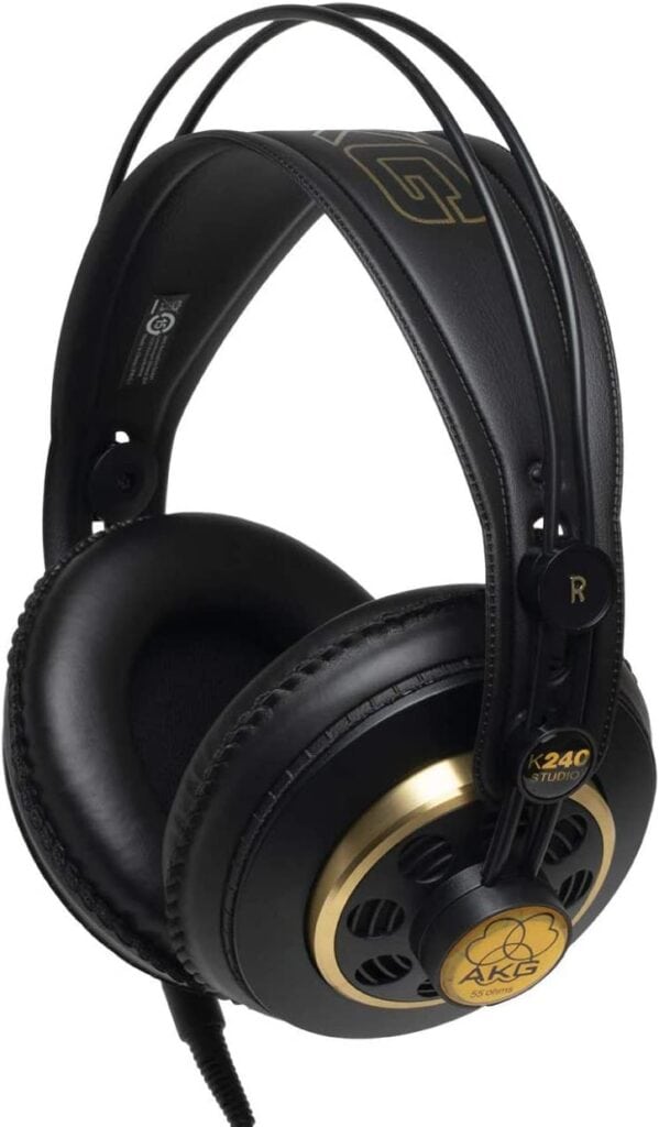 AKG Pro Audio K240 studio headphones for voiceover