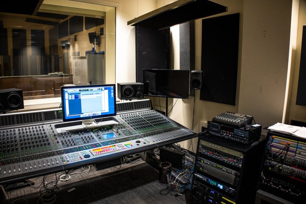 custom built voiceover recording studio